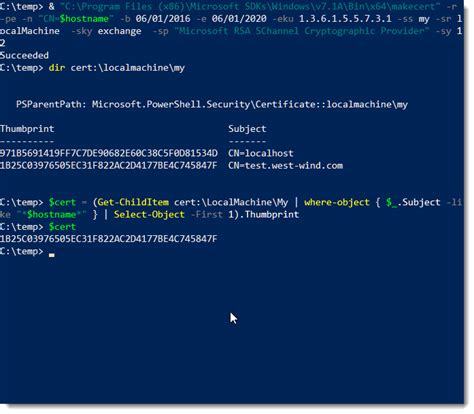 windows 10 show smart card certificates powershell|powershell certificate support.